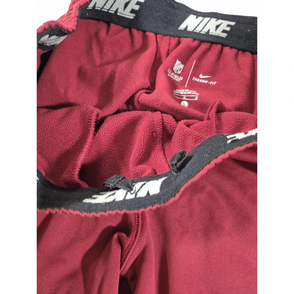 Washington Redskins Pants Mens Large Red NFL Football Nike Therma Fit On Field